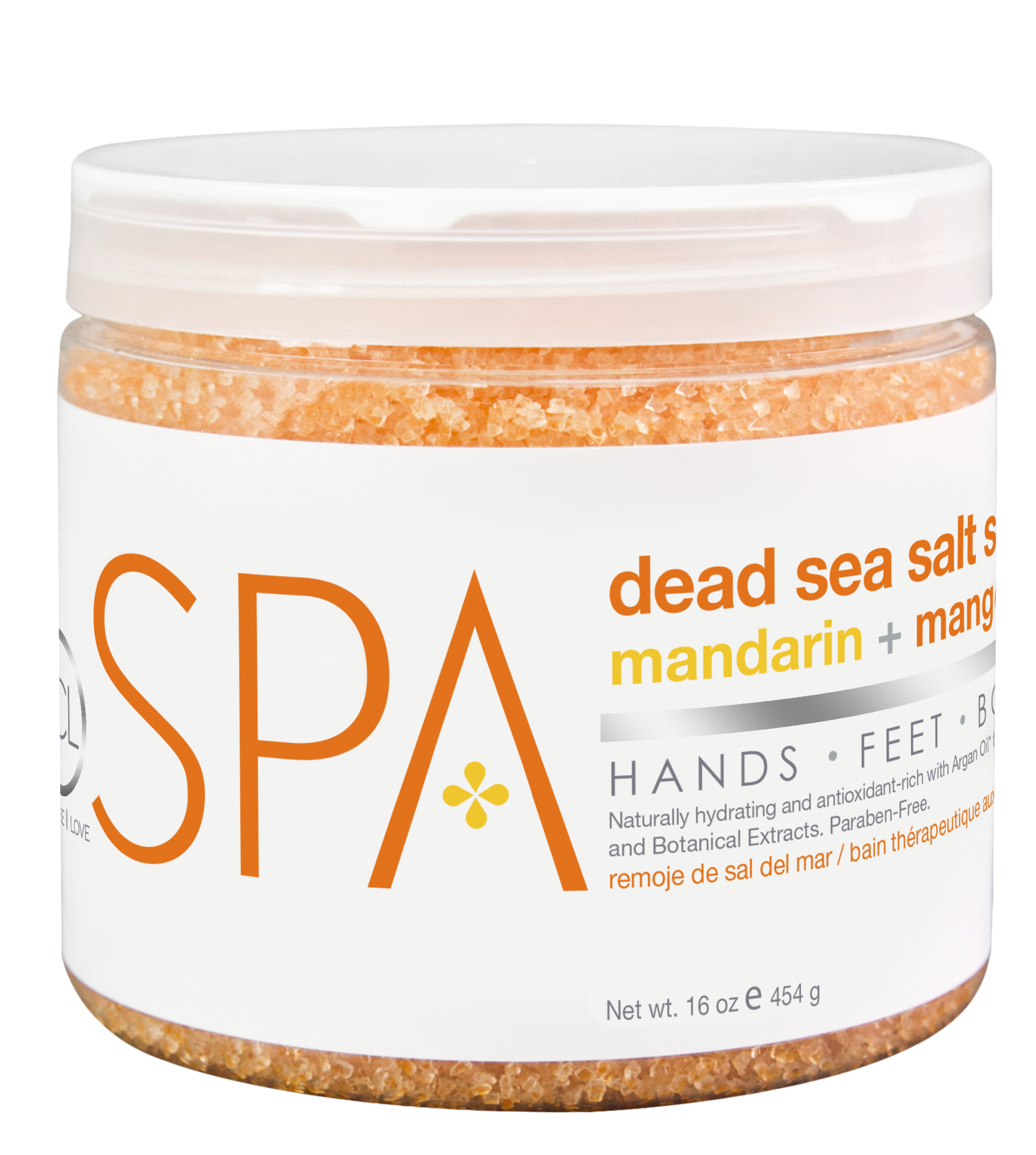 BCL SPA Dead Sea Salt Soak Mandarin + Mango 16oz